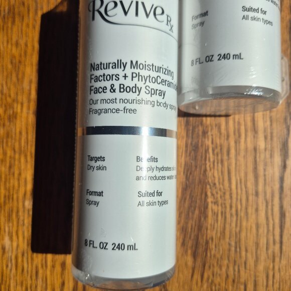 2 Revive Rx Naturally Moisturizing Factors+ Phytoceramides Face & Body Spray - Picture 5 of 12